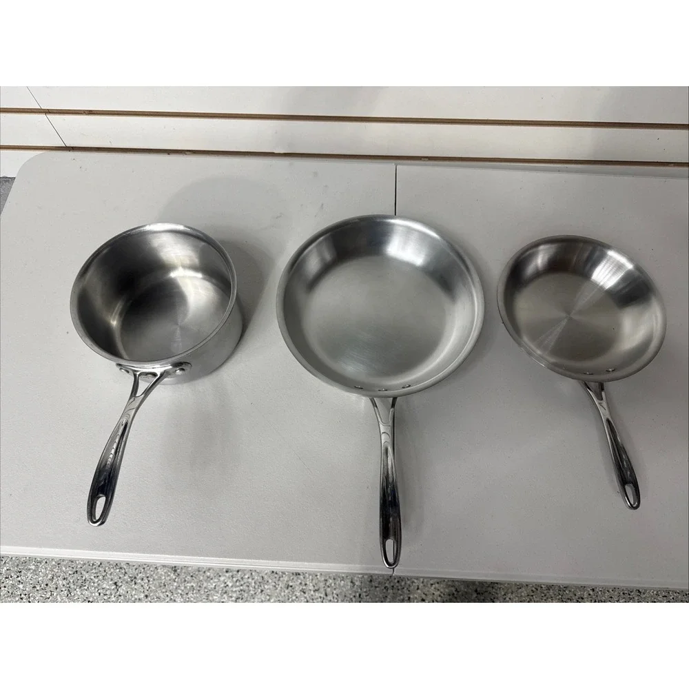 CALPHALON Stainless Steel 3-Piece Cookware 2 QT Pot, 9